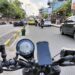 Menikmati Keindahan Pagi di Pantai Kuta Naik TVS Ronin Yang Rupawan